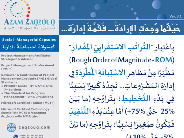 حيثما وجدت الإرادة... فثمة إدارة...